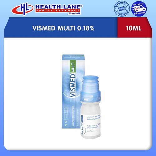 VISMED MULTI 0.18 %x10MLx1'S